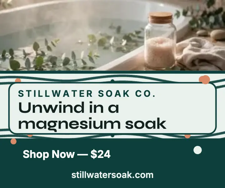 Stillwater magnesium soak ad: magnesium soak ad template