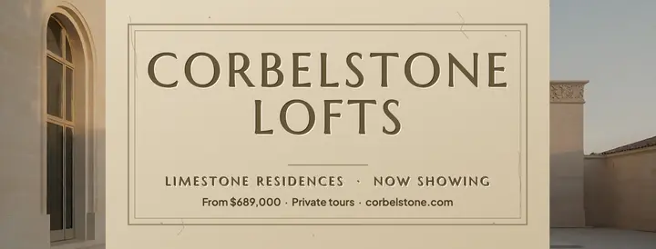 Corbelstone Lofts: real estate facebook cover template