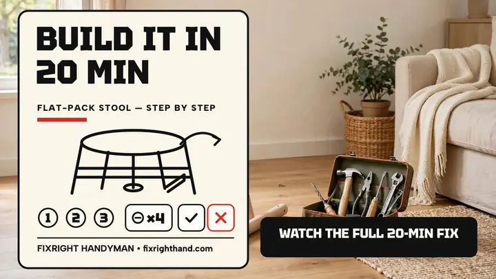 Fixright stool assembly thumbnail template
