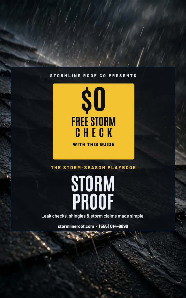 Stormline storm-proof roof ebook template