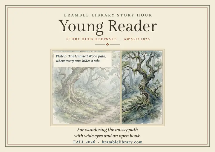 Bramble Library Story Hour fairy-tale certificate template