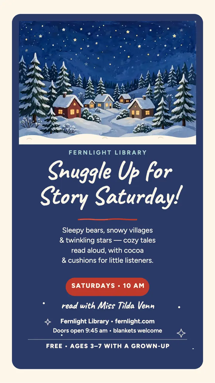 Fernlight Story Saturday gouache story template
