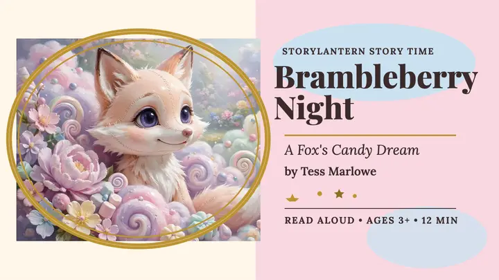 Brambleberry Night fox read-aloud thumbnail template