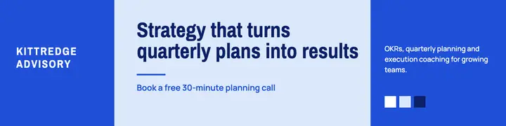 Strategy consultancy banner template