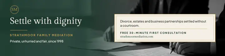 Strathmoor mediation LinkedIn banner template