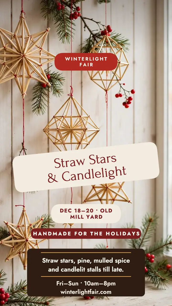 Winterlight Fair straw star story template