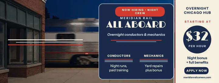 Meridian Rail overnight crew hiring cover template