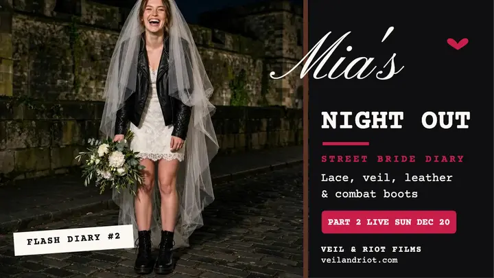 Mia's Night Out street bride diary thumb template