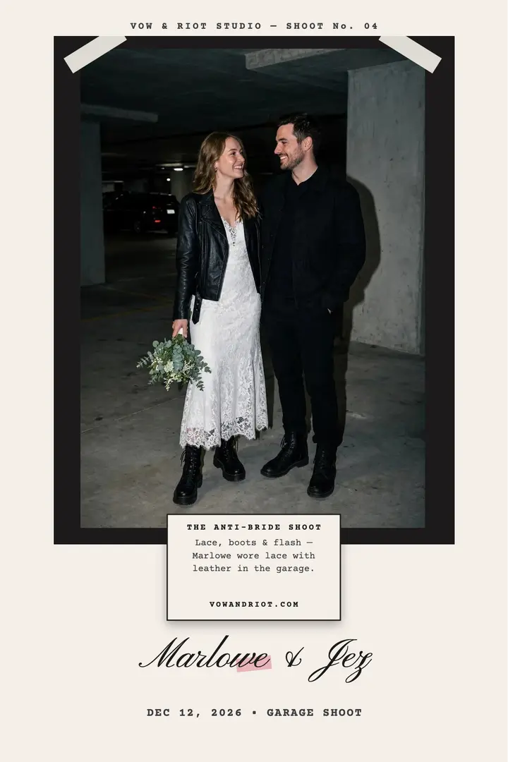 Marlowe and Jez lace and leather shoot template