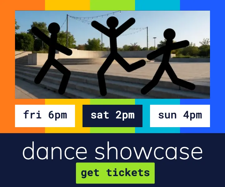 Street dance showcase Frutiger Metro ad template