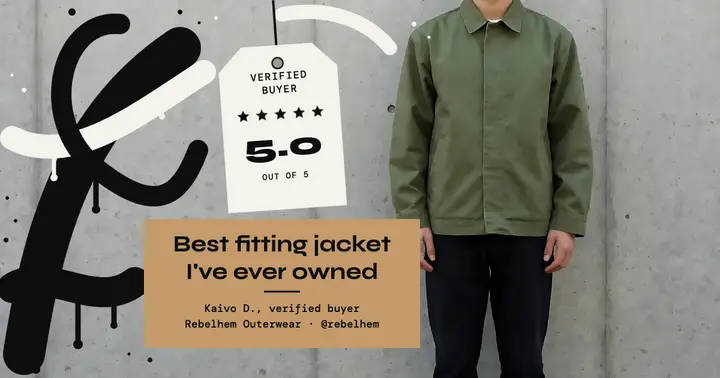 Rebelhem Outerwear jacket review calligraffiti post template