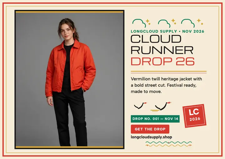 Cloudrunner drop launch certificate: sneaker drop certificate template