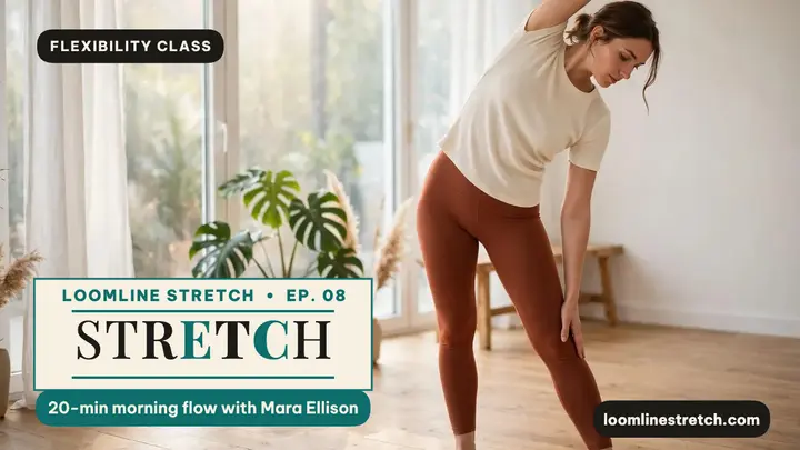 Loomline Stretch flexibility class thumbnail template