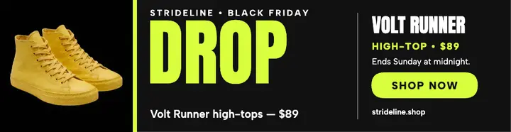Strideline Black Friday drop billboard template