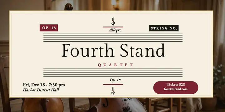 Fourth Stand Quartet score night post template
