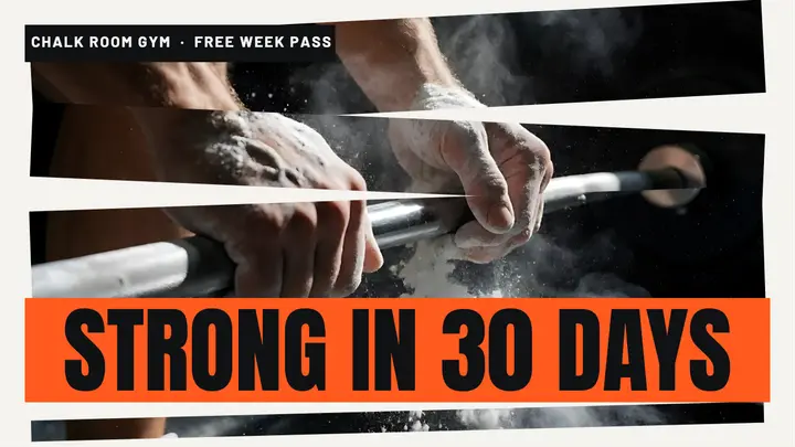 Chalk Room 30 day strength thumbnail template