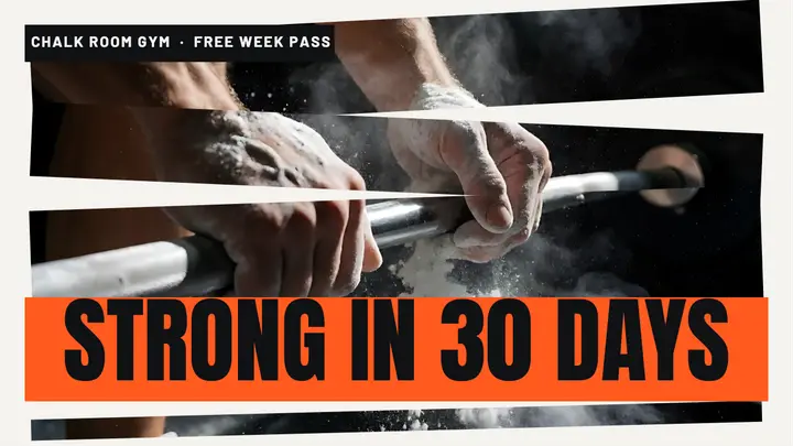 Chalk Room 30 day strength thumbnail template