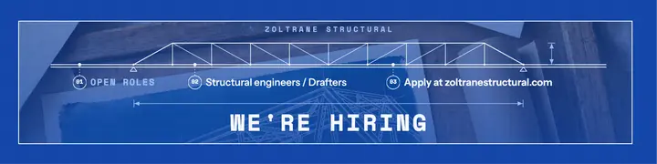 Structural engineers hiring LinkedIn banner, blueprint: hiring linkedin banner template