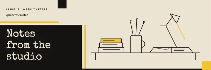 Notes from the studio header template