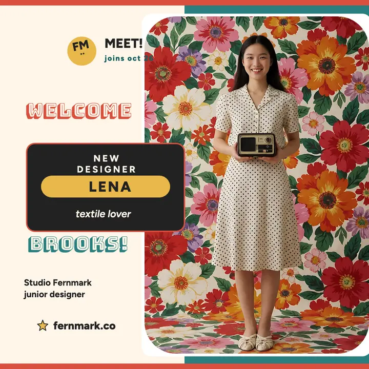 Fernmark welcomes designer Lena Brooks template