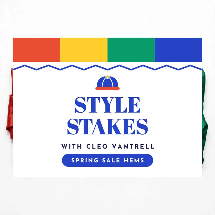 Style Stakes fashion podcast cover template