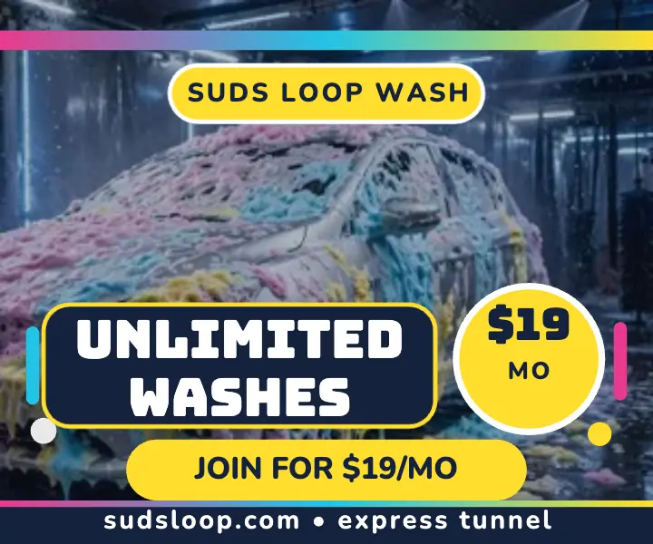 Suds Loop Wash unlimited ad template