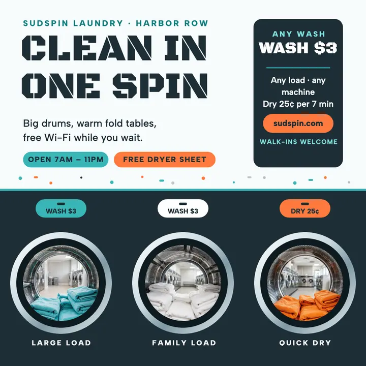 Sudspin Laundry porthole wash post template