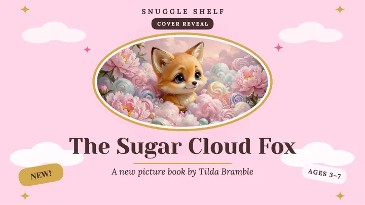 Sugar Cloud Fox book reveal thumbnail template
