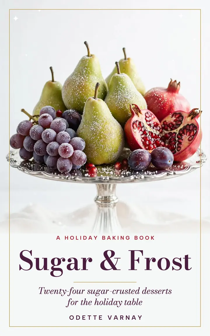 Sugar and Frost holiday dessert eBook cover template