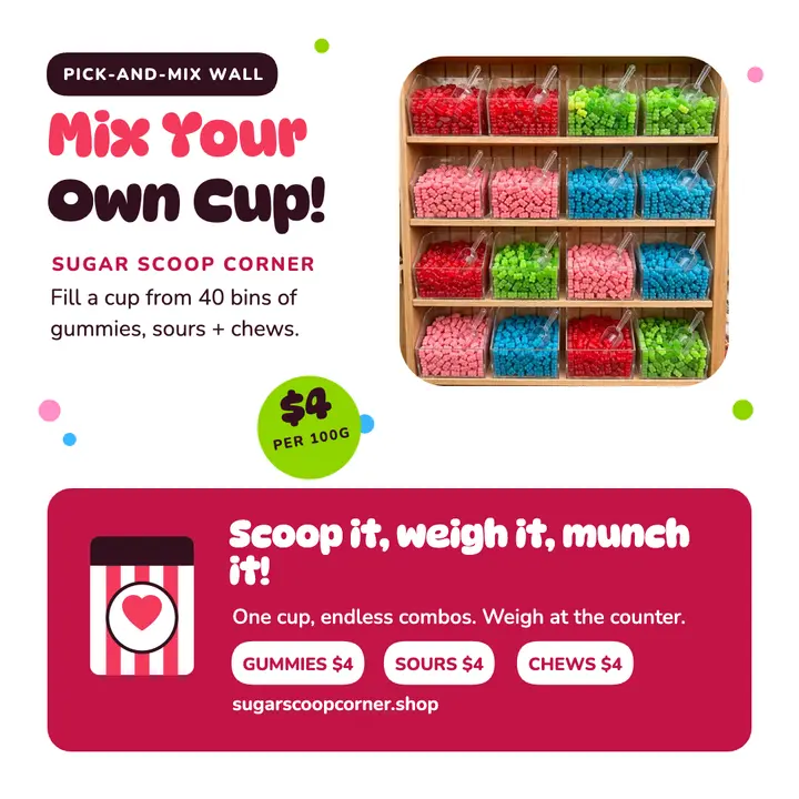 Sugar Scoop Corner mix-your-own post template