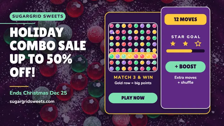 Sugargrid holiday combo sale thumbnail template