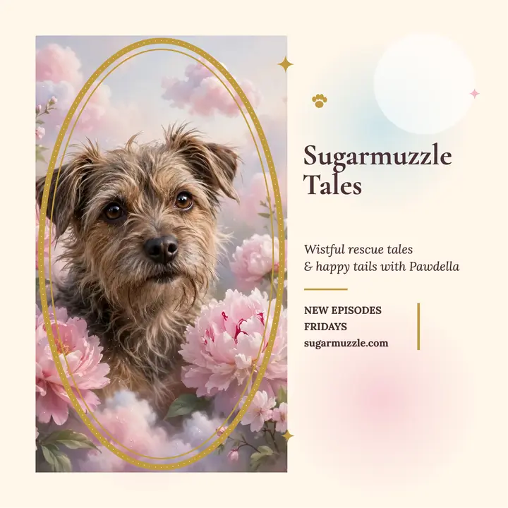 Sugarmuzzle Tales pet podcast cover template