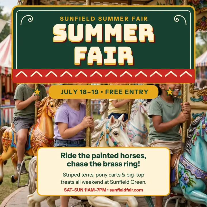 Sunfield Summer Fair blocked post template
