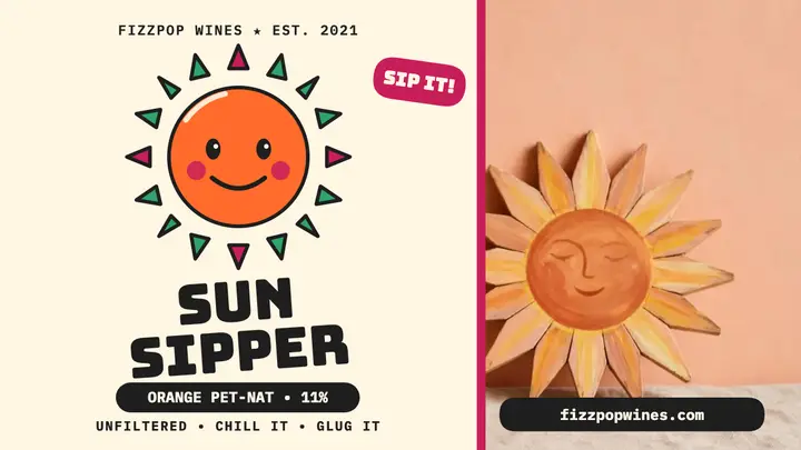 Sun Sipper natural wine thumbnail template