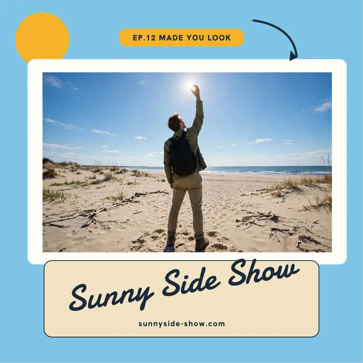 Sunny Side travel podcast cover template