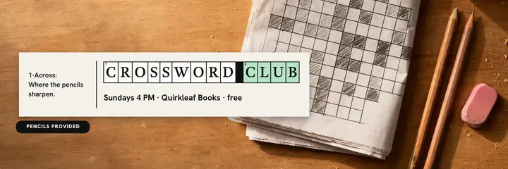 Sunday Crossword Club bookshop header template
