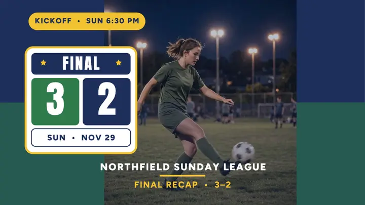Northfield final recap thumbnail template