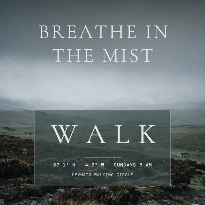 Hevnaig Walking Circle Sunday moor walk post template