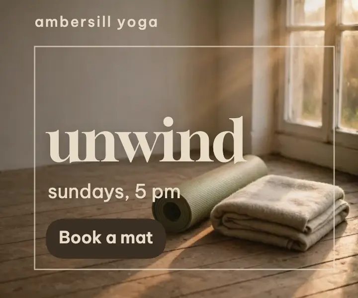 Ambersill Yoga Sunday unwind ad template