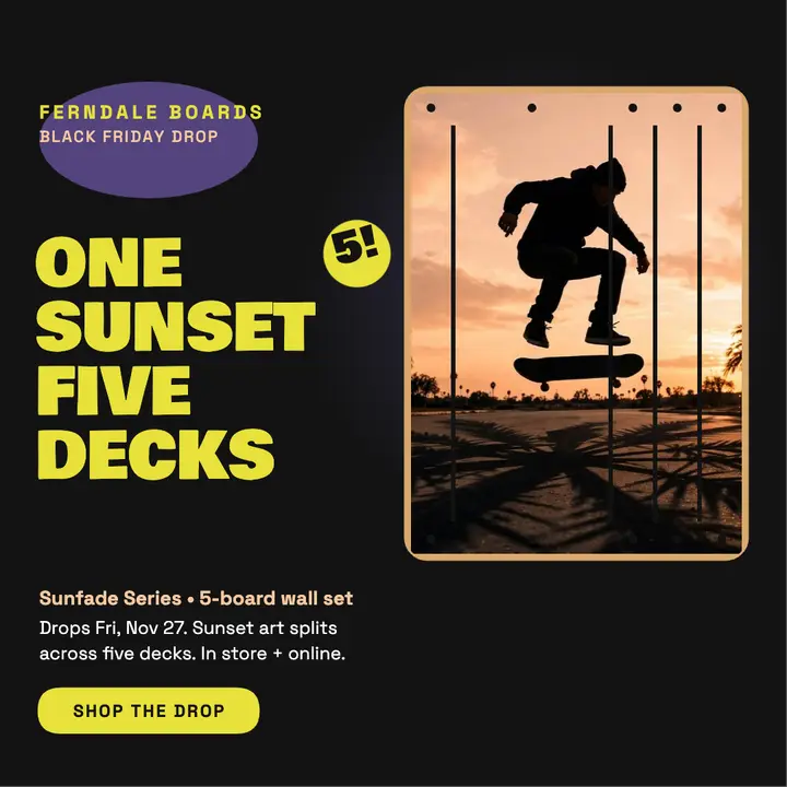 Ferndale Sunfade deck wall drop template