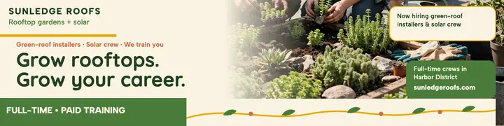 Sunledge Roofs green jobs banner template