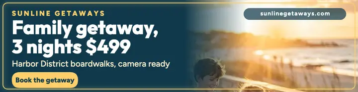 Sunline family getaway billboard template