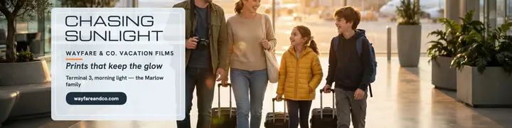 Wayfare sunlit concourse family banner template