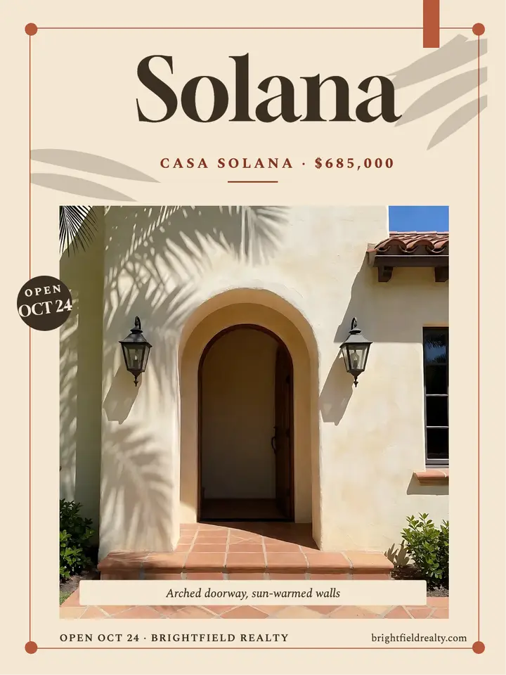 Casa Solana sunlit listing post template