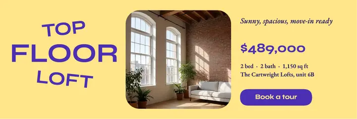 Cartwright Lofts top floor header template