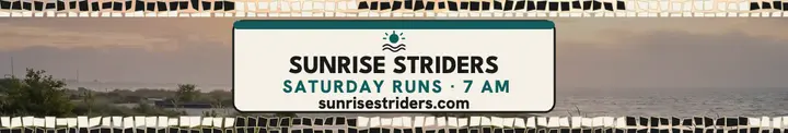 Sunrise Striders coastal run cover template