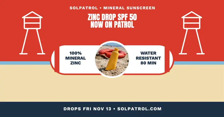 Solpatrol Zinc Drop lifeguard post template