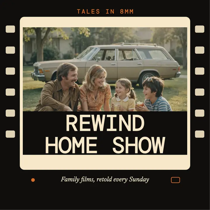 Rewind Home Show Super 8 cover template