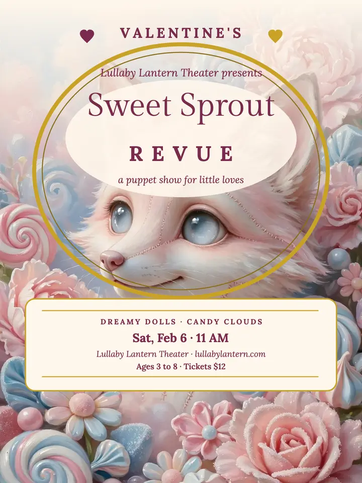Sweet Sprout Revue puppet show portrait template