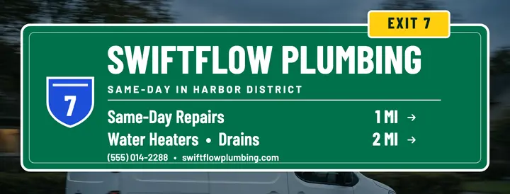 Swiftflow Plumbing highway exit cover template